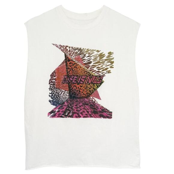 ZADIG & VOLTAIRE Weny Life Show Muscle Tee "Life is Wild" S - Picture 5 of 9